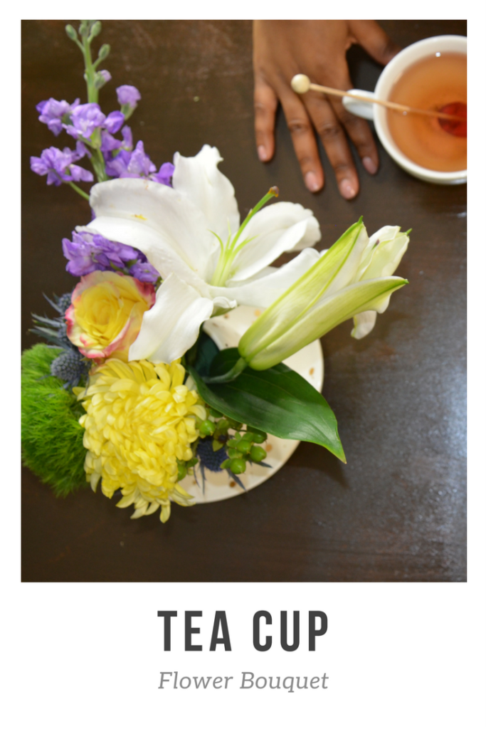 Tea Cup_Flower Bouquet_PinkProverb