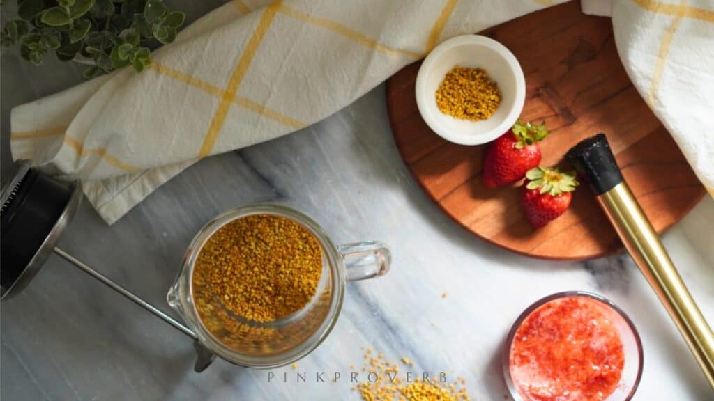 healthy tea recipe_bee pollen tea