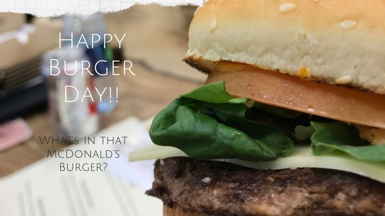 What’s in a McDonald’s Hamburger? | #NationalHamburgerDay