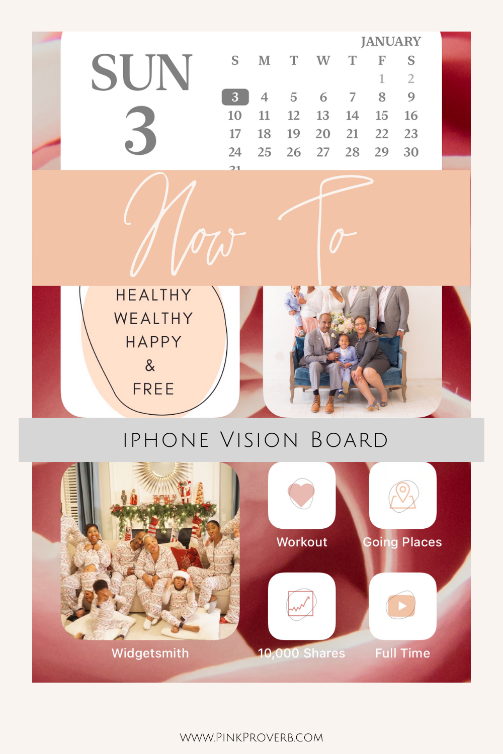 iphone vision board_ ios 14 home screen ideas