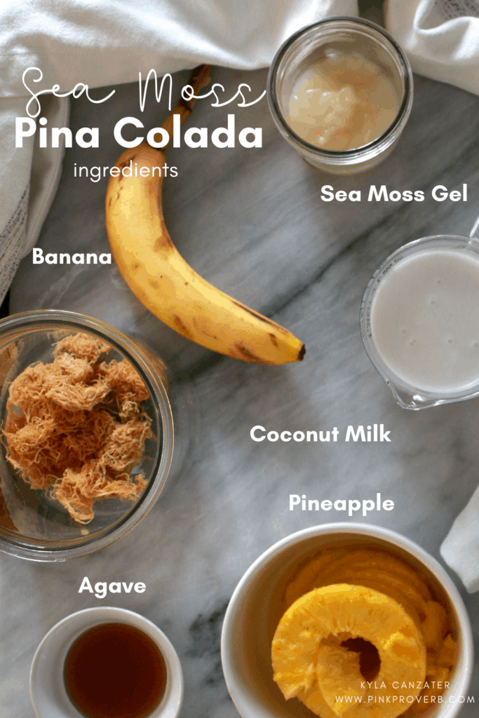 sea moss drink ingredients