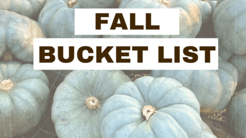 fall bucket list 2021