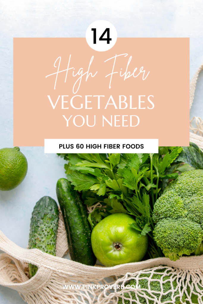 high fiber vegtables